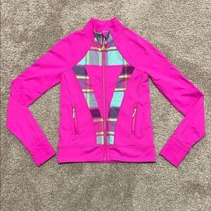 Ivivva by Lululemon Kids Girls 8 Perfect Your Practice Jacket Zip Pink
